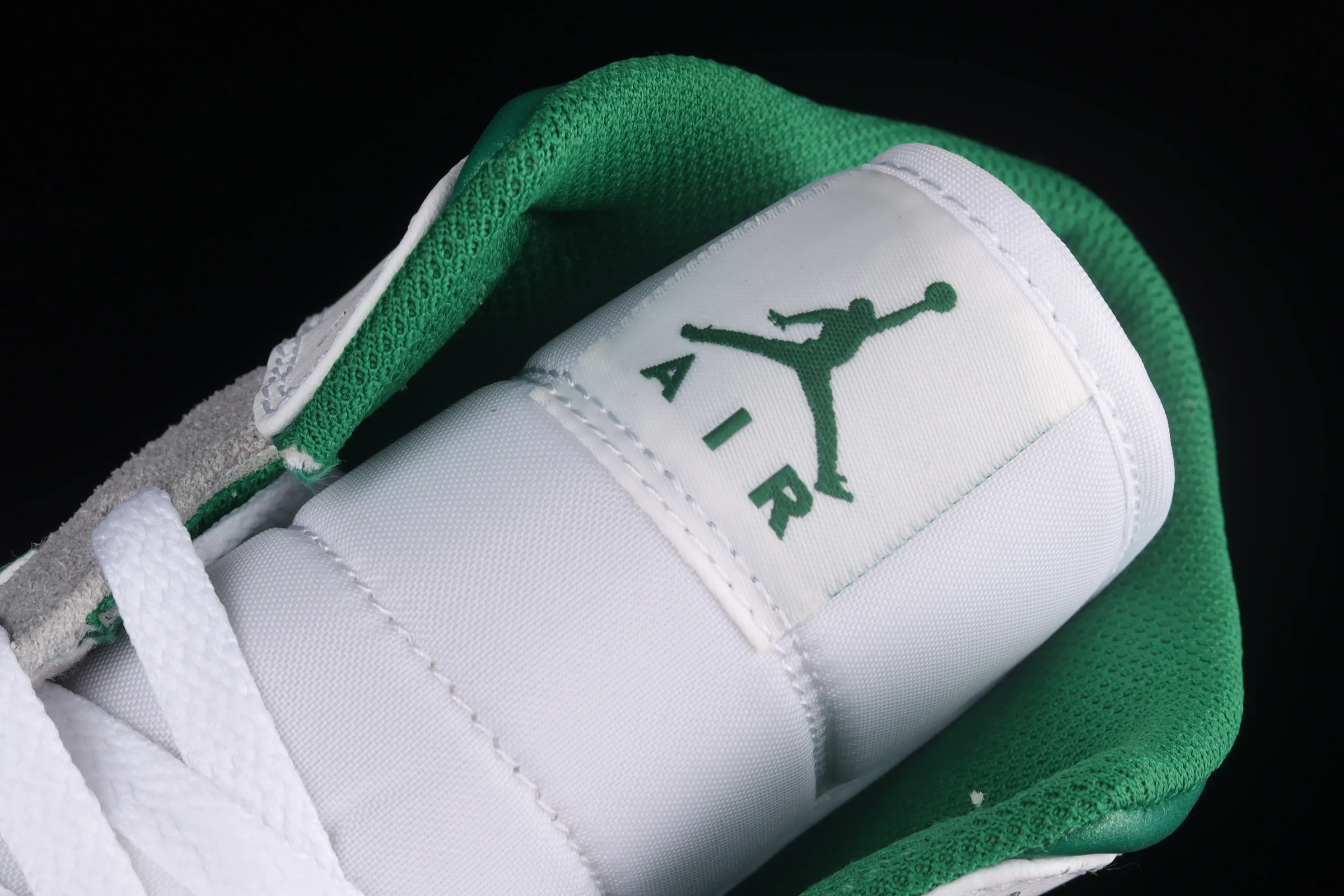 All categories Air Jordan Jordan series basketball shoes Air Jordan 1 Mid G version pure original Air Jordan 1 Mid AJ1 Joe 1 white gray green mid-top basketball shoes DC7294-103